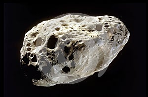 Large planetoid in empty space