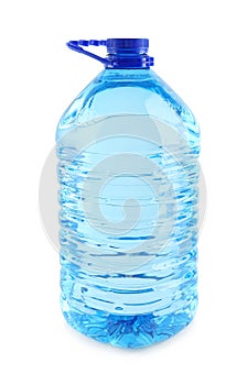 Large plastic bottle with pure water
