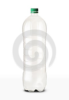 Large plastic soda bottle