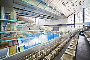 Large pool in sporting complex