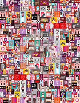 Large Pop-art Collage