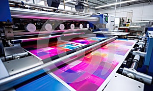 Large Print Machine With Vibrant, Eye-Catching Design