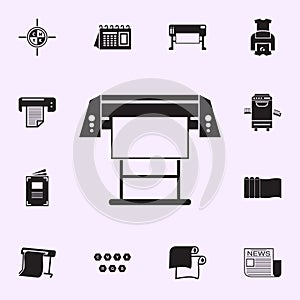 large printer icon. Print house icons universal set for web and mobile
