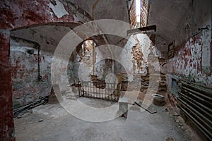 Large prison cell in Easter State Penitentiary