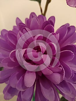 Large purple fake flower
