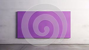 Large Purple Wall Painting: Minimalist Color Field Art