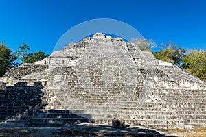 Large Pyramid in Becan, Mexico photo