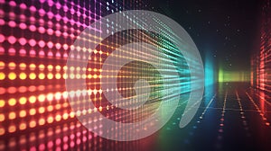 A large qubit array overshadowing classical computing bars wavefunction arcs verifying a quantum supremacy test photo