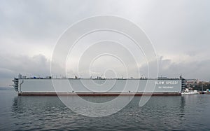 Dry dock in harbor
