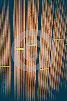 Large rectanguler wood panels stacked up together