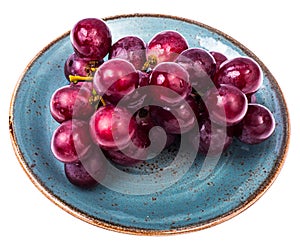 Large red sweet grapes