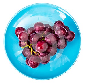 Large red sweet grapes