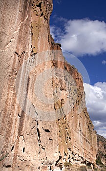 Large rock in ancient caves