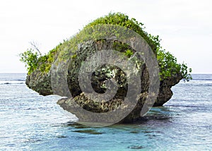 Large Rock In Ocean