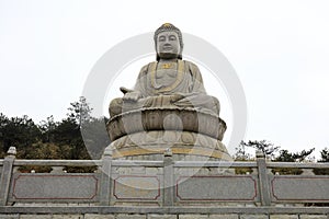 Large rulai buddha stone statue, adobe rgb