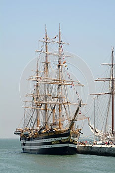 Large sail boat