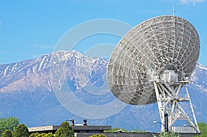 Large satellite dish