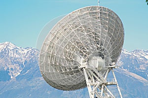 Large satellite dish