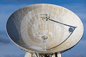 Large satellite parabolic antenna