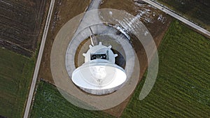 Large Satellite Radio Telescope Dish