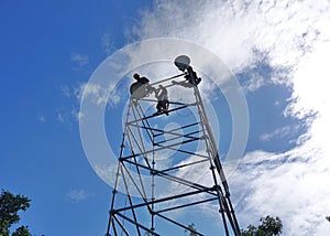 Large Scaffolding for Outdoor Event