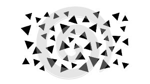 Large Scale Triangular Pattern, Bold Geometric Background, vector design Generative AI