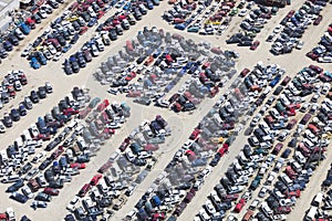 Large Scale Vehicle Wreckers Parking Lot