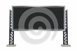 Large scoreboard stadium isolated on white background. use clipping path photo