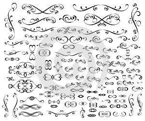 A large set of design elements for your projects. Vector