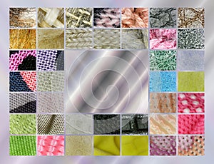 Microscope Snapshots: Synthetic fibres and materials photo