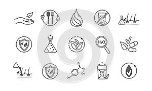 Large set of health and wellness icons