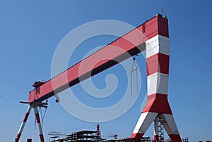 Large Shipyard Gantry Crane