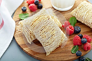 Large shredded wheats