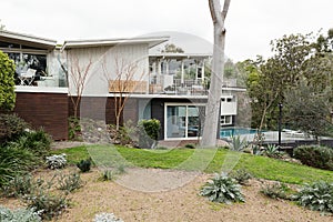 Large sixties Australian home set in beautiful landscaped garden