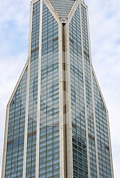 Large skyscraper in People's Square