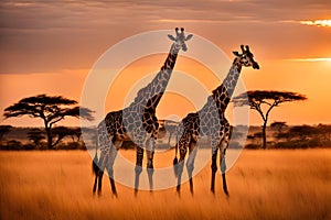 Large South African Giraffes