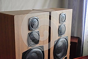 Large Soviet speakers Orbita 35as-016. Vintage