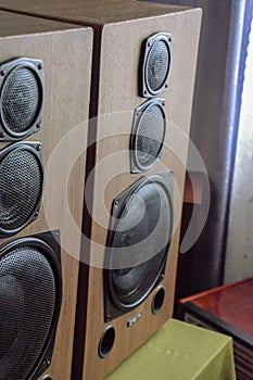 Large Soviet speakers Orbita 35as-016. Vintage