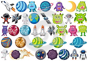 Large space themed set