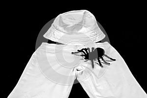 Large Spider On Women`s Clothing