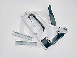 Large stapler and staples for construction work