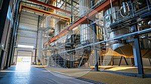 Large stateoftheart drying and cooling systems in operation ensuring the grain is properly conditioned for storage and