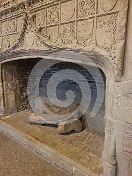 Castle fireplace