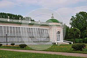 `Large stone greenhouse` in the Kuskovo park, Moscow