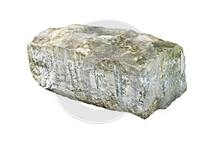Large Stone Isolate. White Background