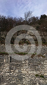 Large Stone Sustaining Wall photo