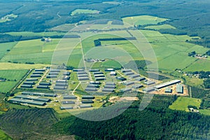 Large Storage Facility From The Air