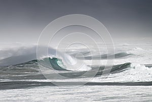 Large storm waves in Cape Town.