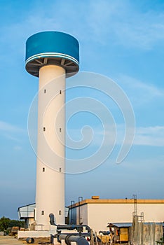 Large tap water tank and water treatment Plant