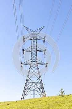 A large telecommunications tower located in regional Australia